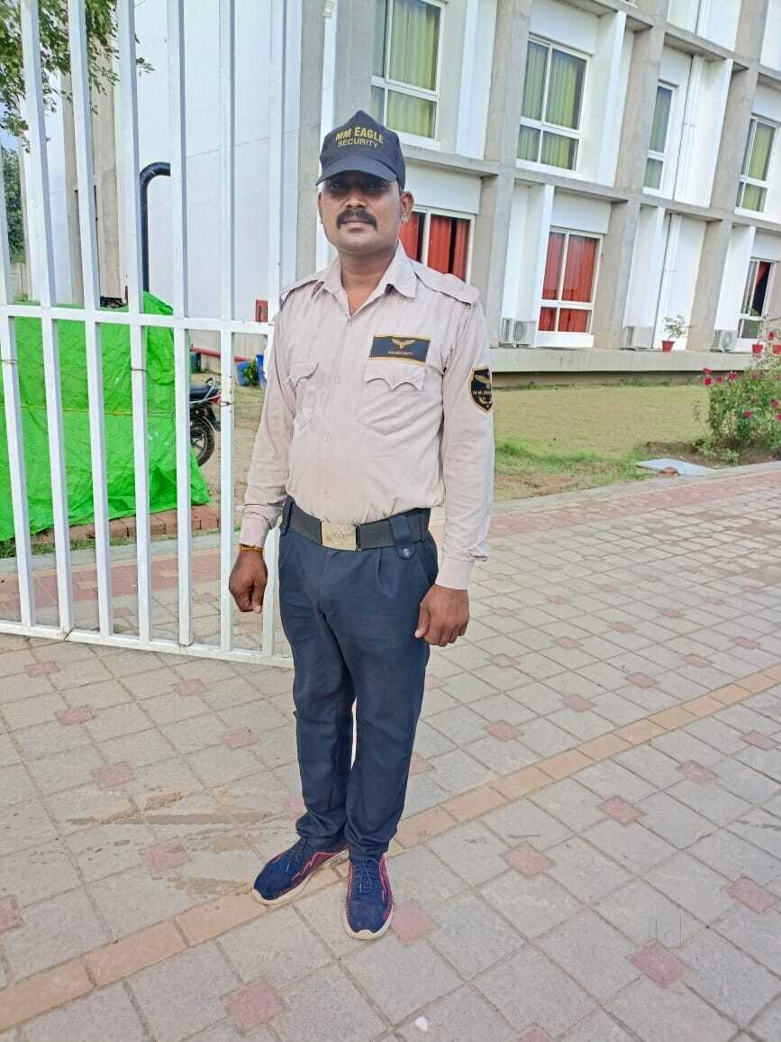 Security guard at the gate