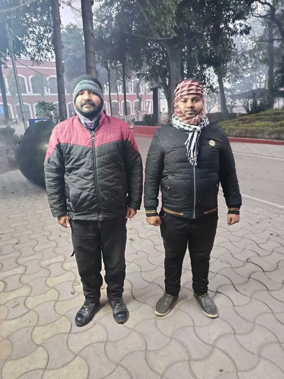 Guards ready for night shift